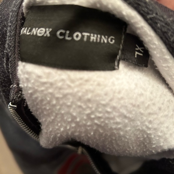 Equalnox Clothing Co. Cloud Hoodie Black Gray Orange Size XL - Picture 4 of 7